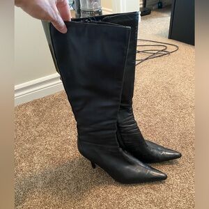 Aldo, black dress boot, size 6